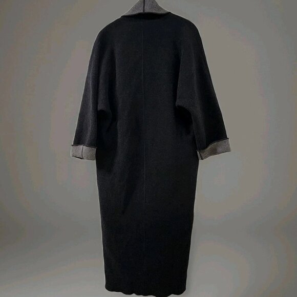 Joyce Onarheim Boe Reversible Wool Cashmere Coat S/M USA Made Legacy Collection - Picture 3 of 9